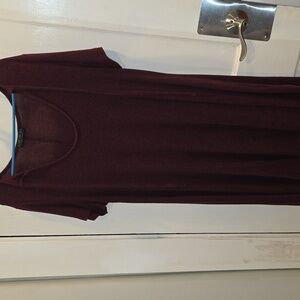 Forever 21 Rich Maroon Knit Dress